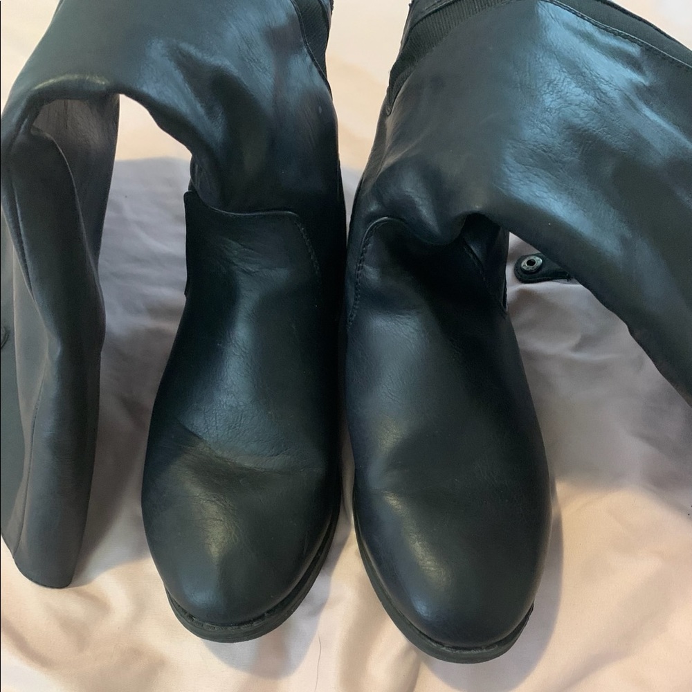 Lane Bryant wide calf knee high boots